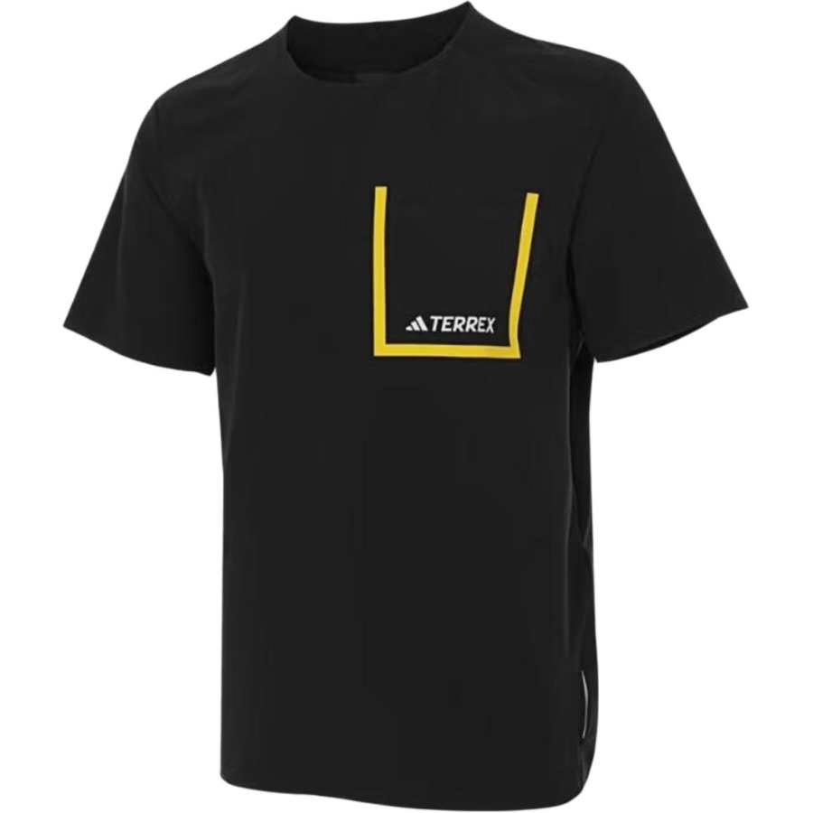 Adidas Adidas x National Geographic National Geographic Co branded Section T Shirt Men's Black