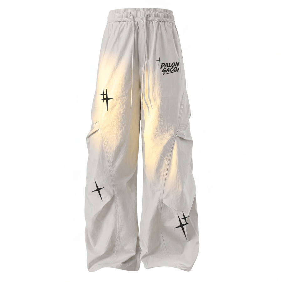 PAL ONGACO Casual Pants Unisex Moderate Straight Fit Pants