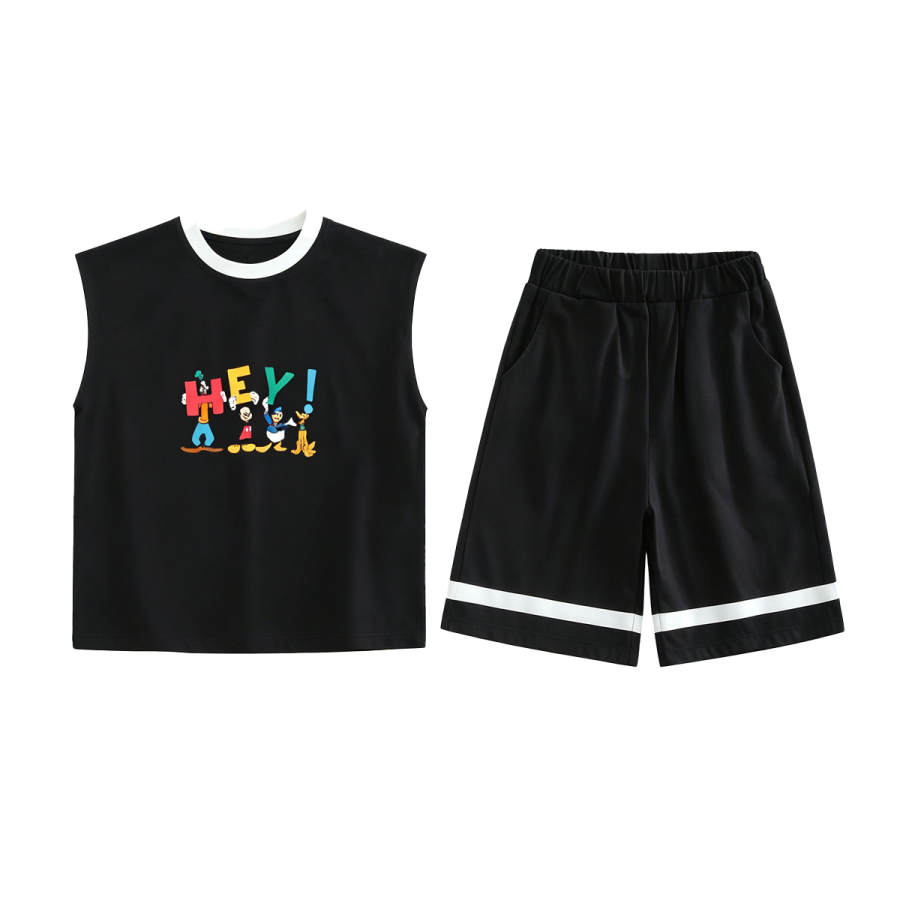 Disney Grade School Casual Sportswear Crew Neck Thin None