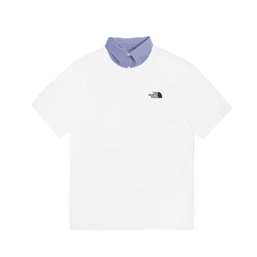 THE NORTH FACE T Shirts Men's White Lapel Moderate