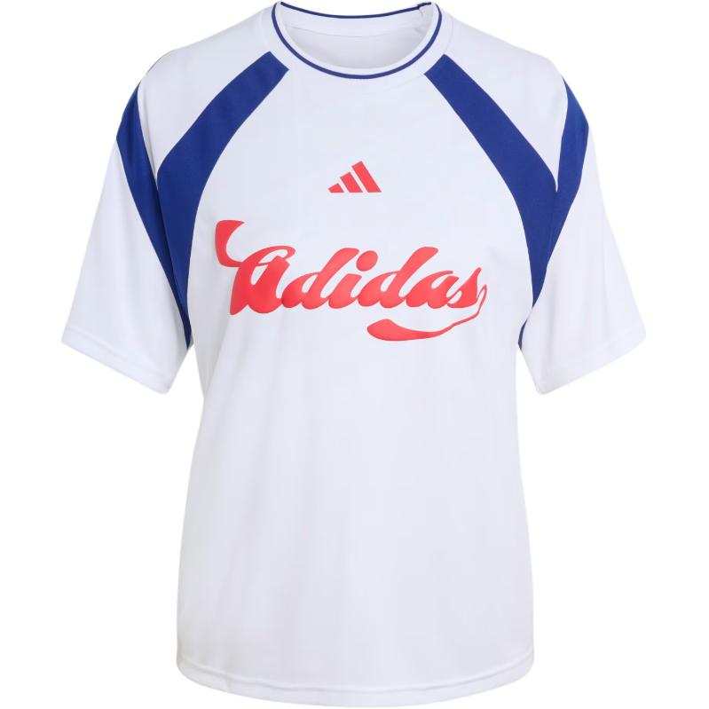 Adidas Adidas Sportswear Soccer Jerseys Women's White Crew Neck Moderate