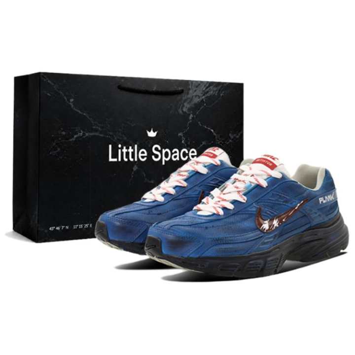Nike Nike Initiator Fabric Cushioning Slip Resistant Abrasion Resistant Breathable Low top Running Shoes Unisex Lake Blue