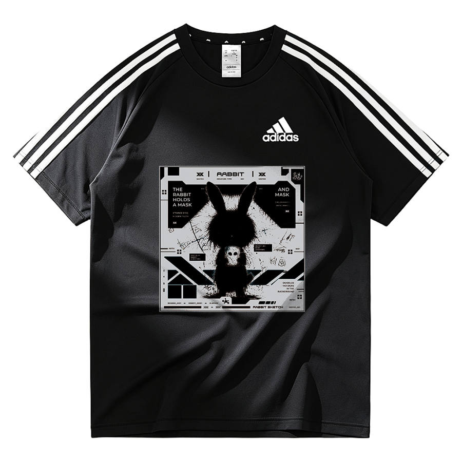 Adidas Adidas Football T Shirts Unisex Black Crew Neck Moderate