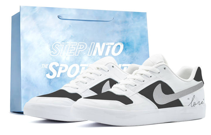 Nike Nike SB Delta Skateboard Shoes Men's Low Top White