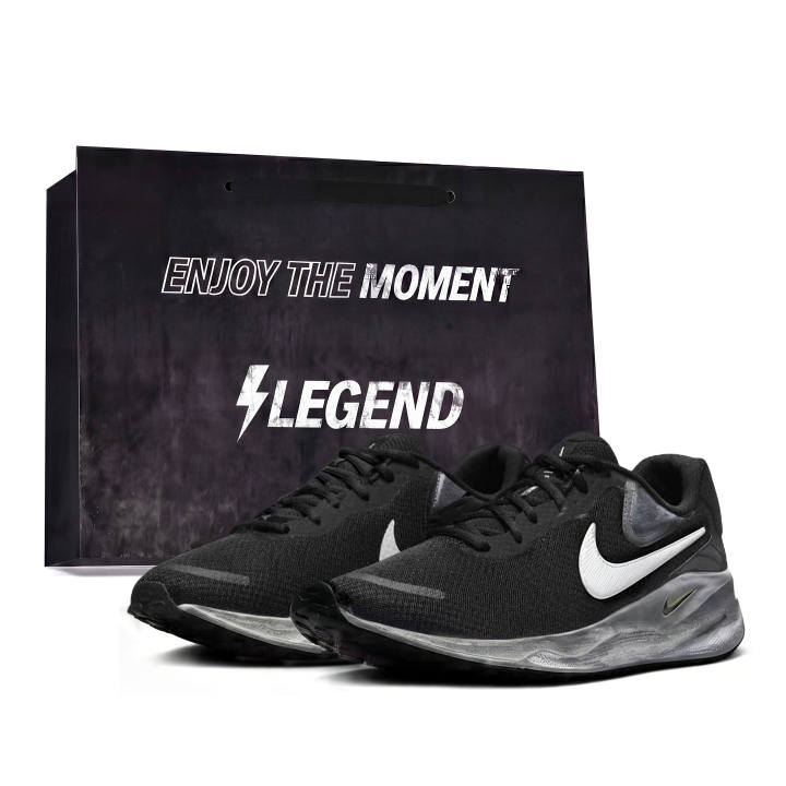 Nike Nike REVOLUTION 7 Running Shoes Unisex Low Top Black/White/Gray