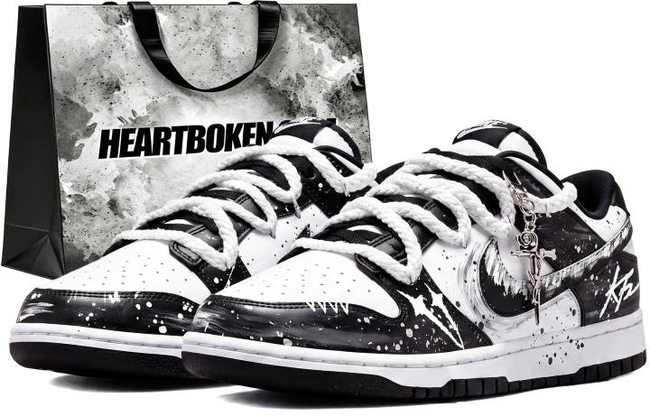 Nike Nike Dunk Skateboard Shoes Unisex Low Top Black/White