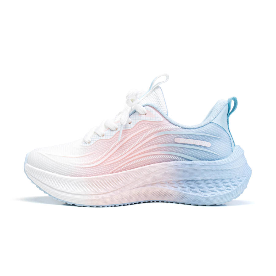 WARRIOR Running Shoes Women's Low Top White Blue Pink/White Pink Yellow