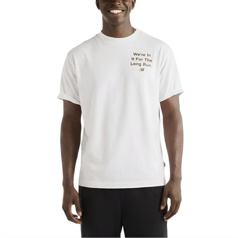 New Balance New Balance 1906 T Shirts Men's White Crew Neck Moderate