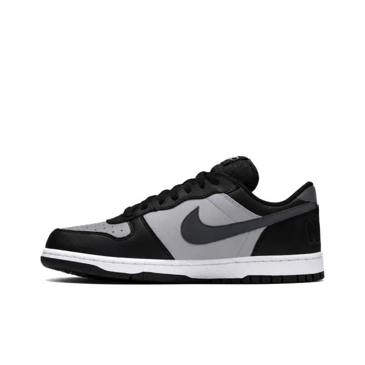 Nike Nike Dunk Skateboard Shoes Unisex Low Top Black Gray White Color Block Patchwork