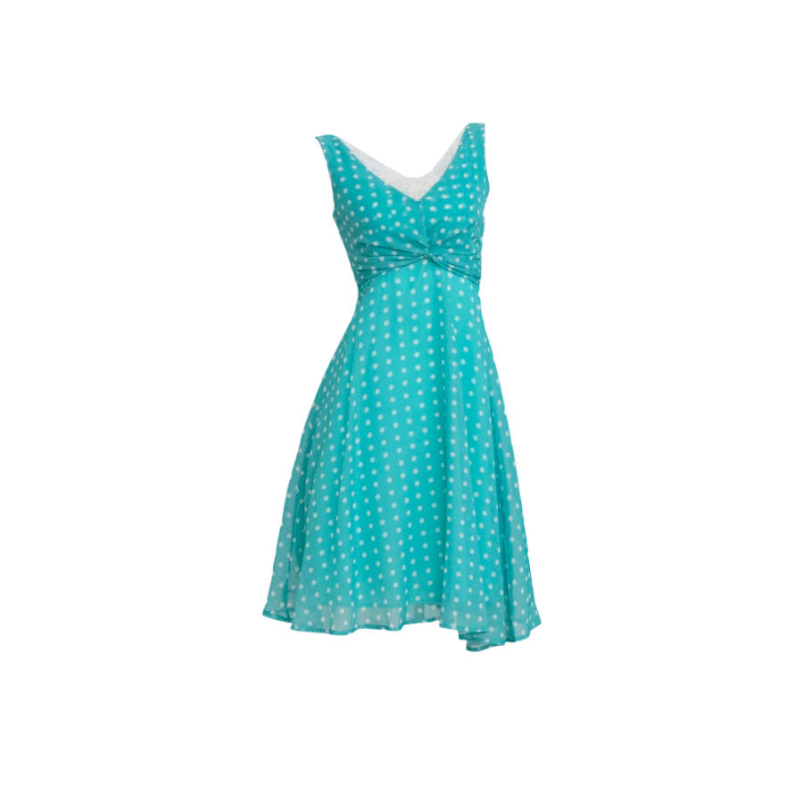 TUSHIFEI Sleeveless Dresses Women's Image Color Short V Neck Moderate Midi Dress A Line Skirt