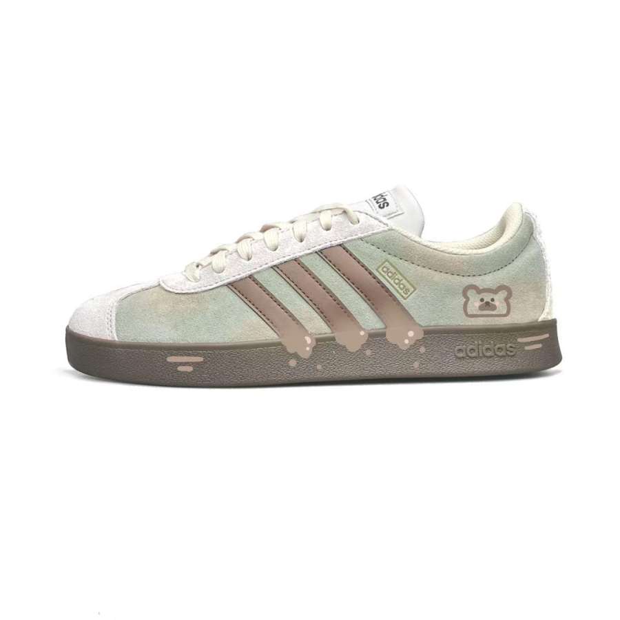 Adidas Adidas Vl Court Classic German Army Trainers Unisex Low Top Gray