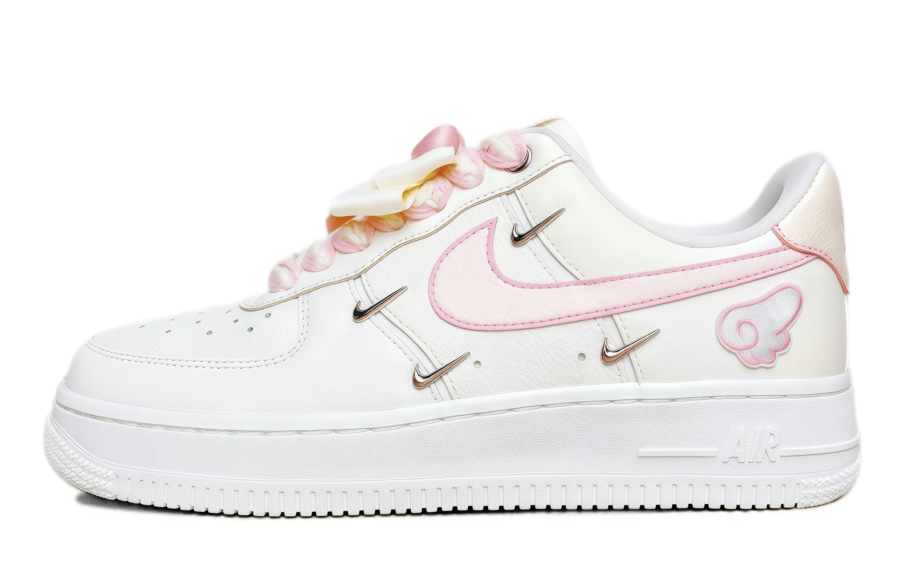 Nike Nike Air Force 1 Skateboard Shoes Women's Low Top Cherry Blossom Pink/Beige
