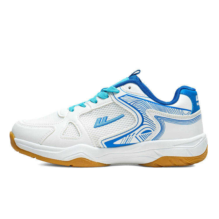 WARRIOR WARRIOR Badminton Shoes Men's Low Top White Blue