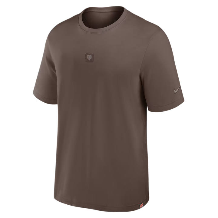 Nike Nike T Shirts Men's Brown Crew Neck Moderate