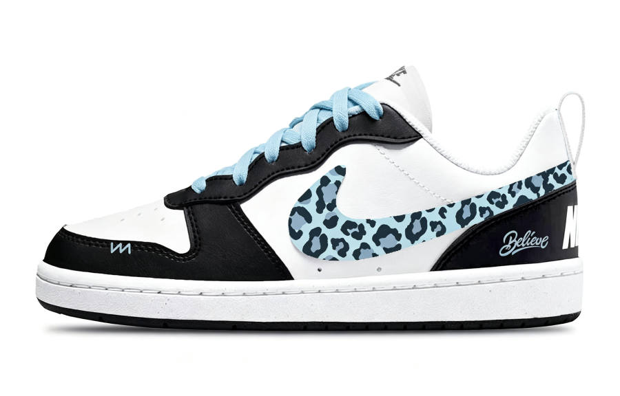 Nike Nike Court Borough Skateboard Shoes Unisex Low Top Blue