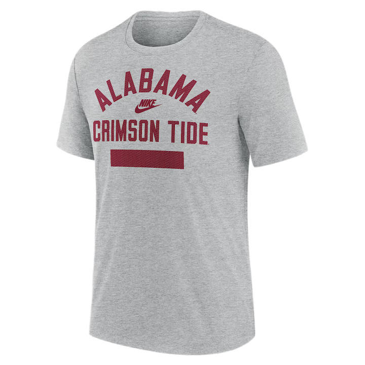 Nike Nike T Shirts Men's Gray Heather Crew Neck Moderate
