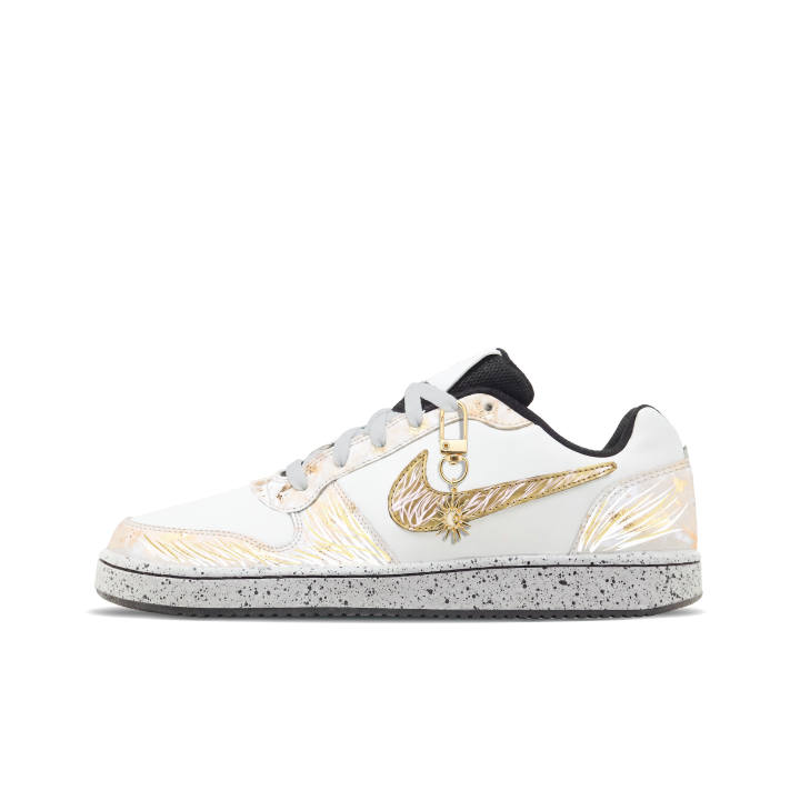 Nike Nike EBERNON Skateboard Shoes Men's Low Top White Gold