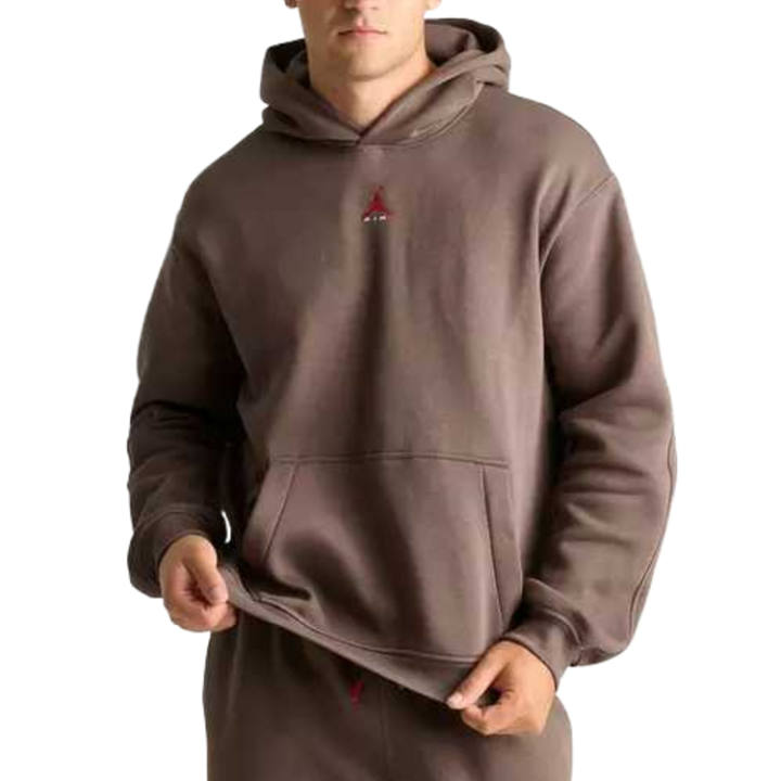 Jordan Jordan Brooklyn Sweatshirts Men's Palomino/University Red Hooded Non Detachable Moderate