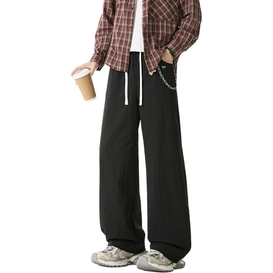 WARRIOR WARRIOR Casual Pants Unisex Thin Straight Fit Pants