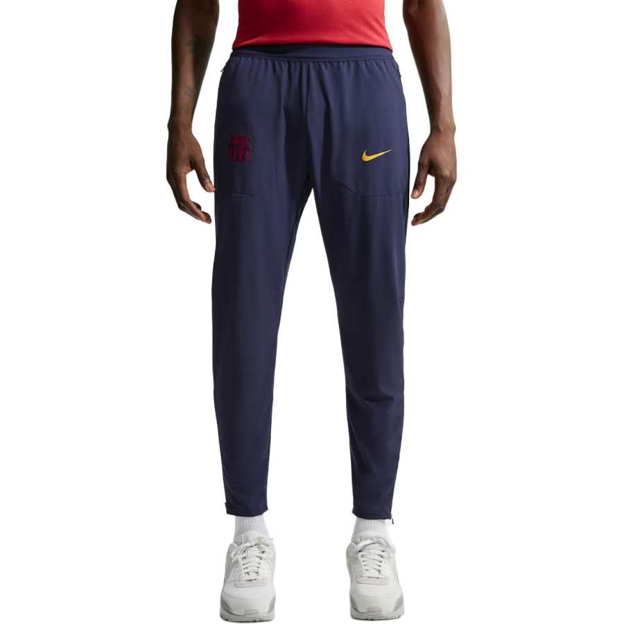 Nike Nike FC Soccer Bottoms Men's Black Blue/Mineral Yellow Moderate Tapered Pants