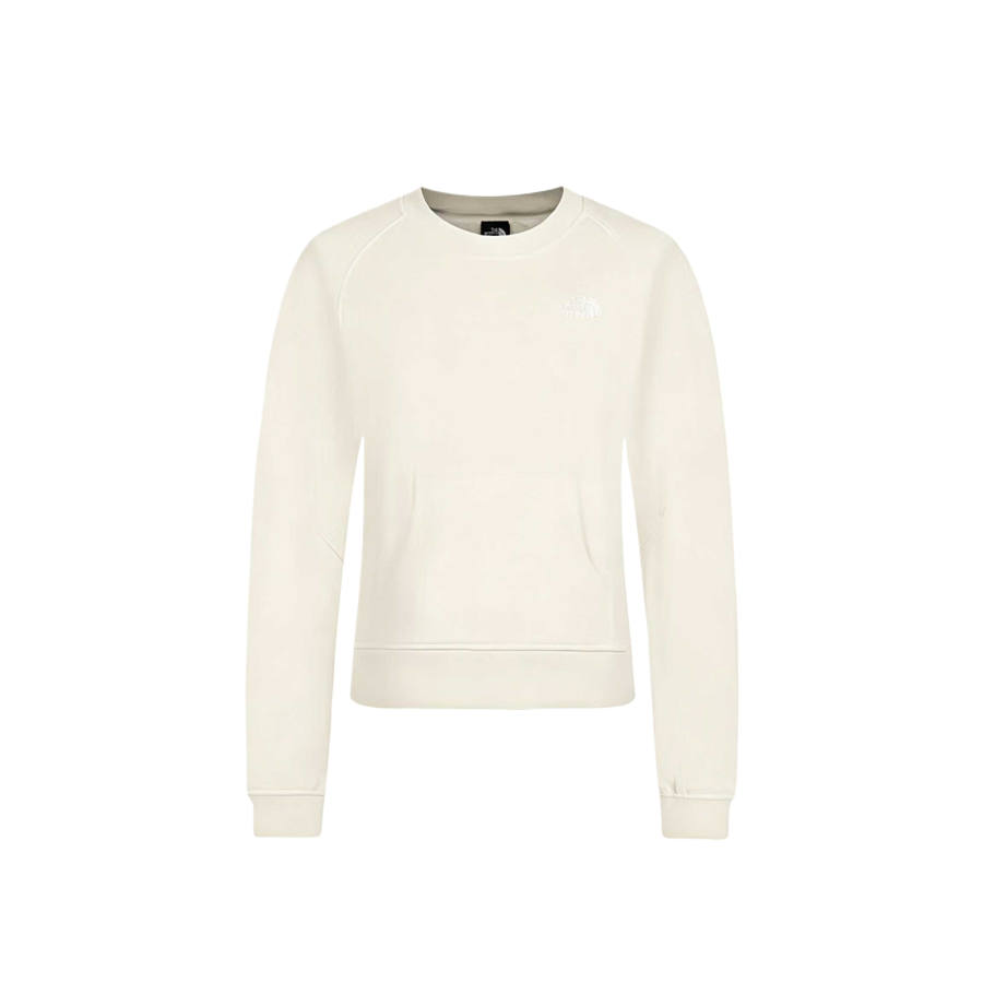 THE NORTH FACE Sweatshirts Women's Dune White Crew Neck Moderate