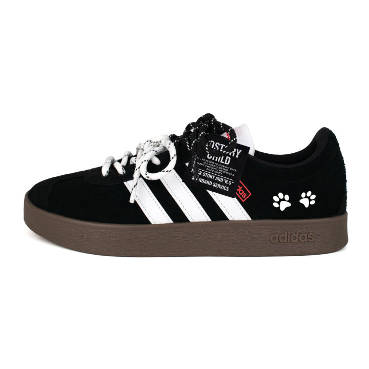 Adidas Adidas Vl Court Classic German Army Trainers Unisex Low Top White