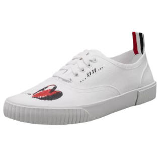 THOM BROWNE Canvas Shoes Women's Low Top White