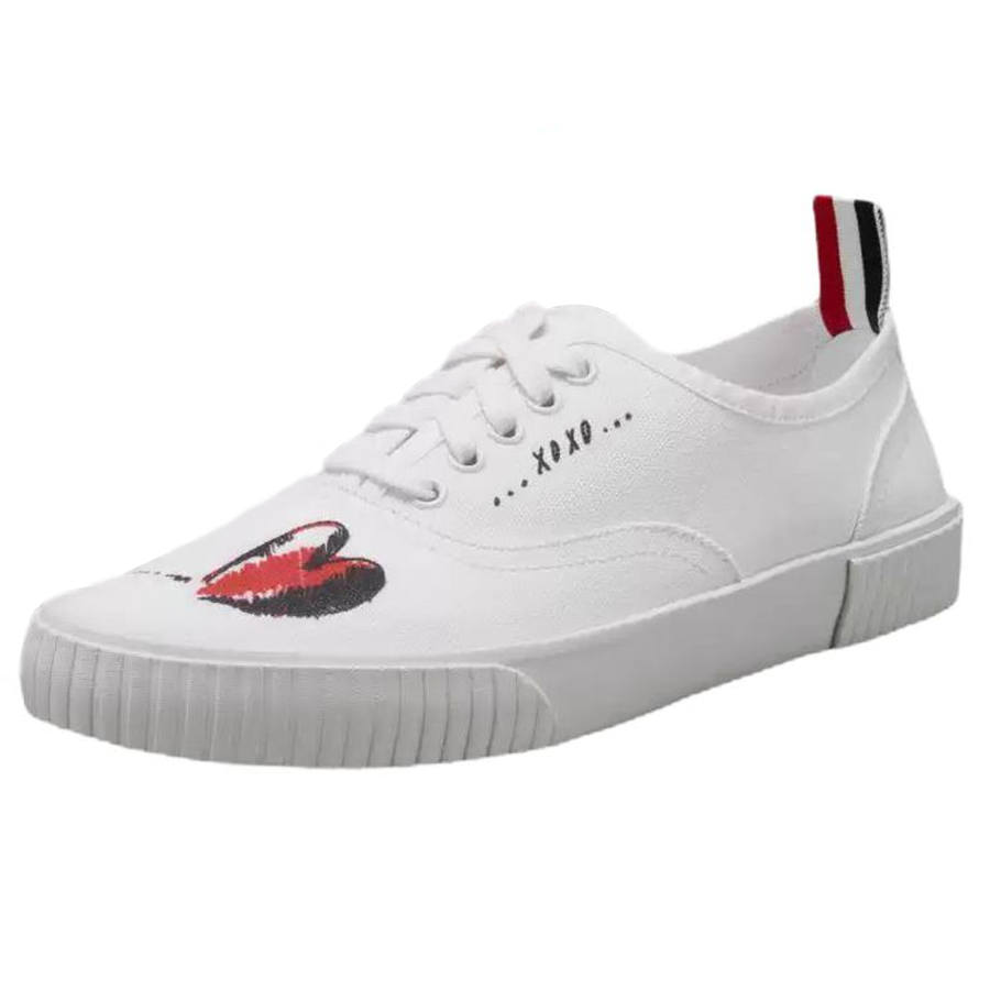 THOM BROWNE THOM BROWNE Canvas Shoes Women's Low Top White