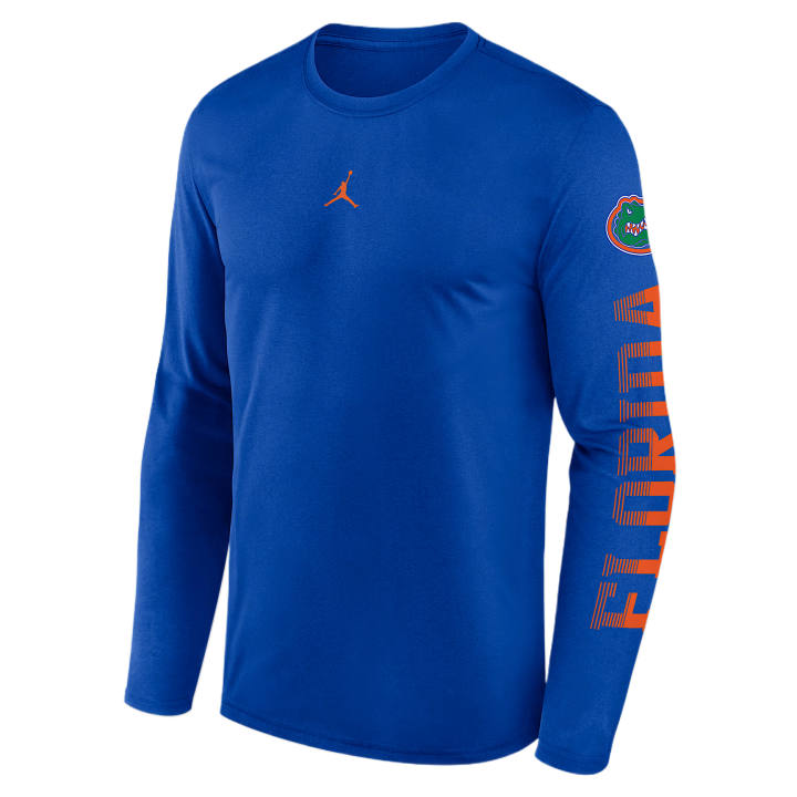 Jordan Jordan T Shirts Men's Royal Gaming Crew Neck