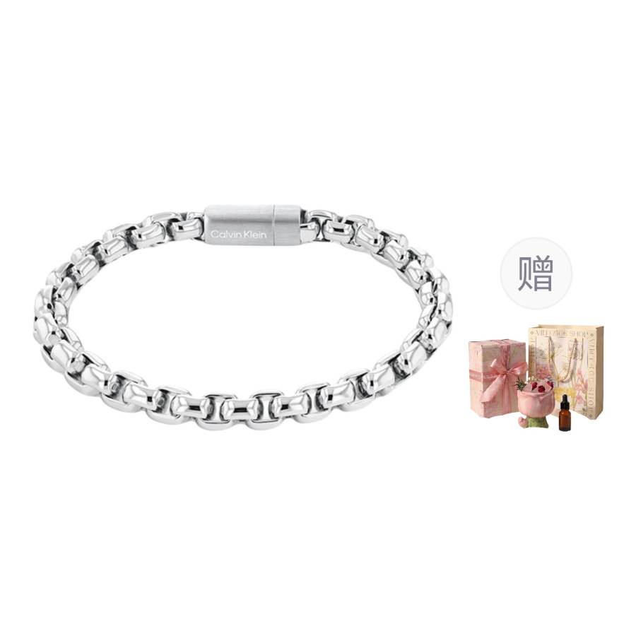 CALVIN KLEIN Gold plated Steel Niche, Individual, Street, Trendy, Versatile, Bracelet Men's