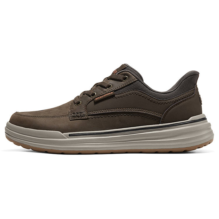Skechers MENS USA STREET WEAR Casual Shoes Men's Low Top Dark Umber