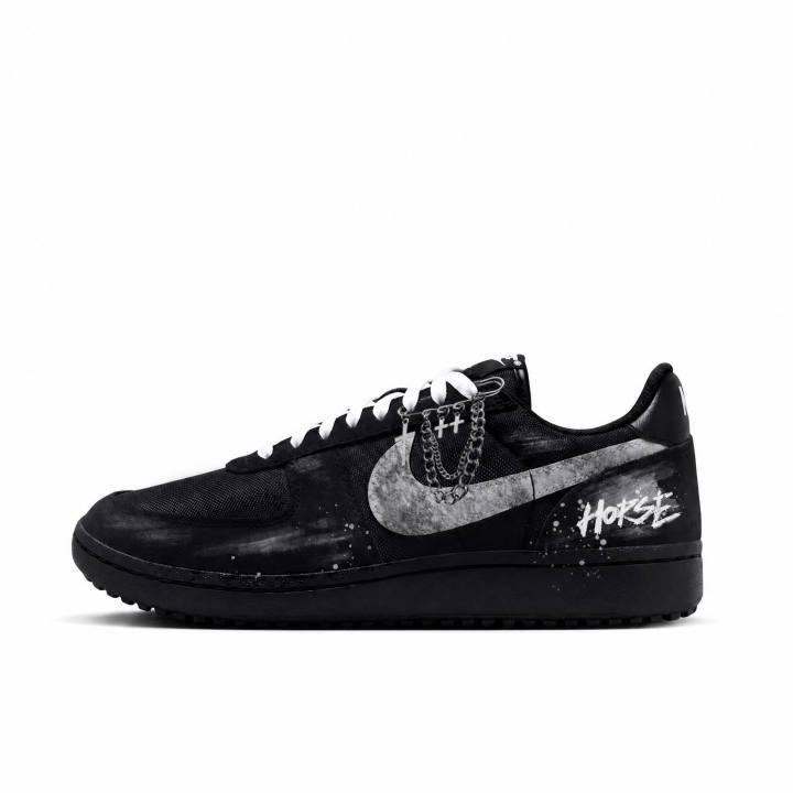Nike Nike Field General Skateboard Shoes Men's Low Top Black/White/Gray