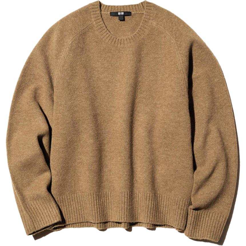 UNIQLO FW26 Sweaters Women's Camel Crew Neck Moderate