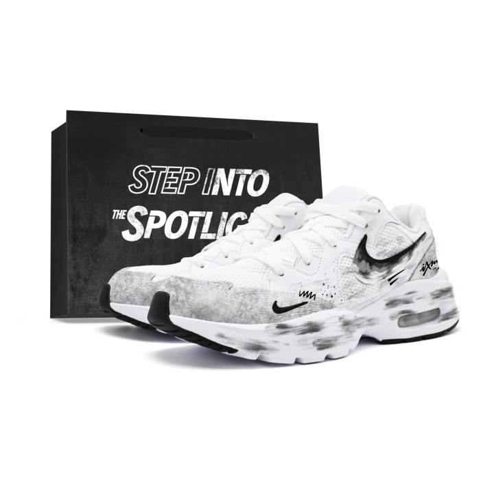 Nike Nike Air Max Fusion Running Shoes Men's Low Top White/Black/Gray