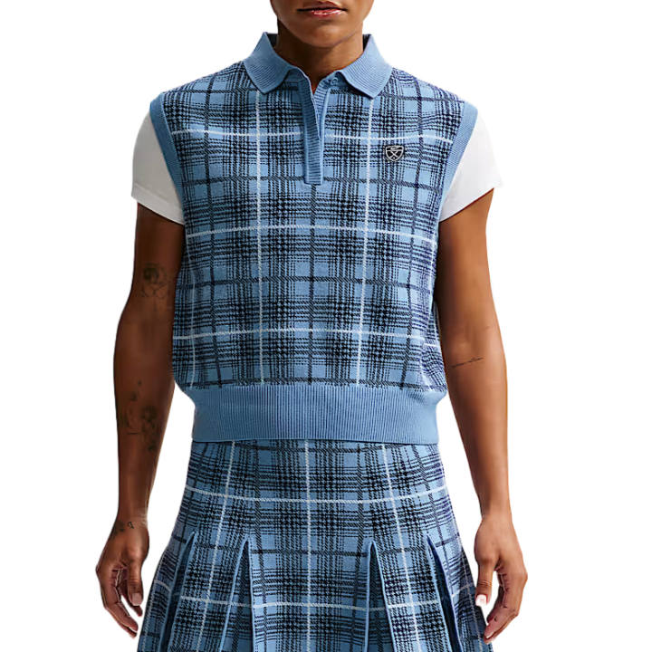 Nike Nike Golf Clothing Women's Blue/White Polo Collar Moderate