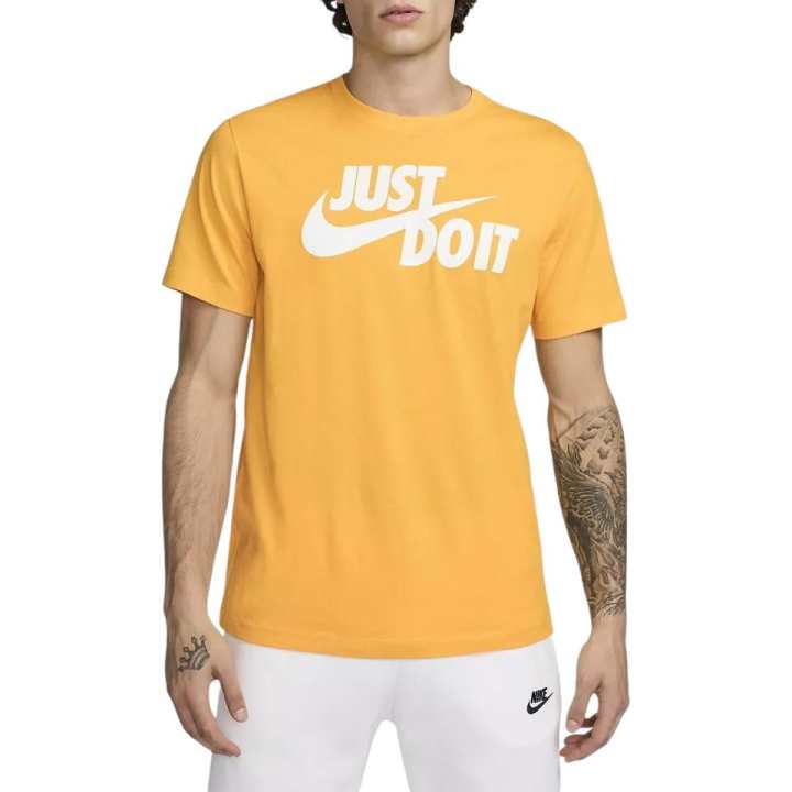 Nike Nike T Shirts Men's Yellow Crew Neck