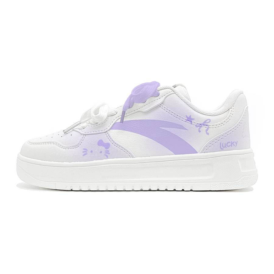 ANTA Easy Skateboard Shoes Women's Low Top Purple