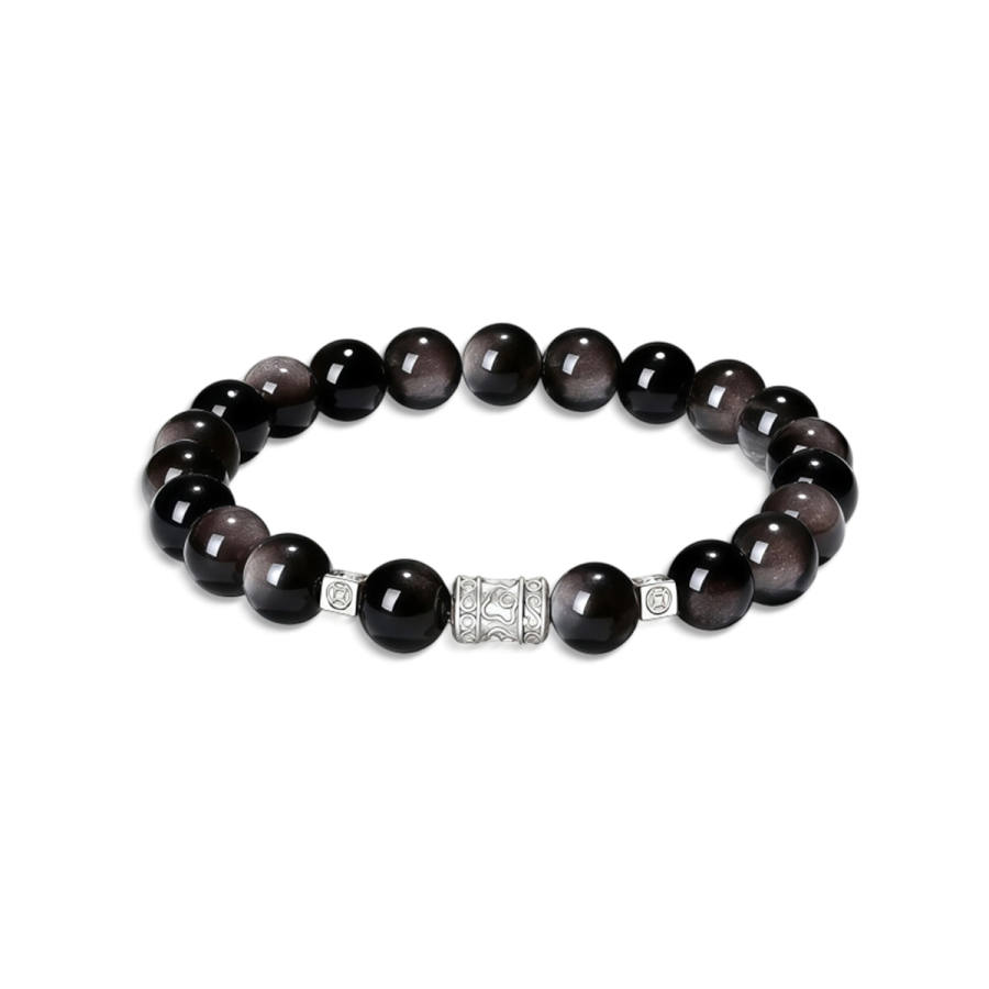 Barbie Barbie Obsidian Beaded Bracelets Unisex