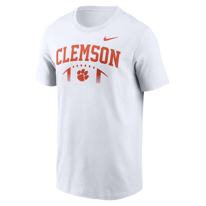 Nike Nike College T Shirts Men's White Crew Neck Moderate