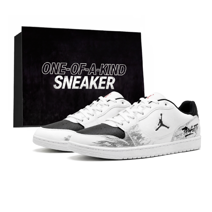 Jordan Jordan COURT CONNECT Skateboard Shoes Men's Low Top Black White Gray
