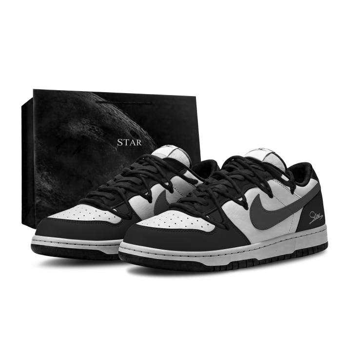 Nike Nike Big Skateboard Shoes Men's Low Top White Gray