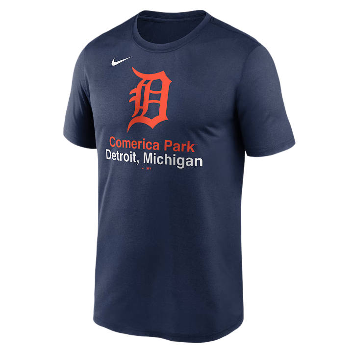 Nike Nike X MLB Quick Dry T Shirts Men's Marine Blue Crew Neck Moderate