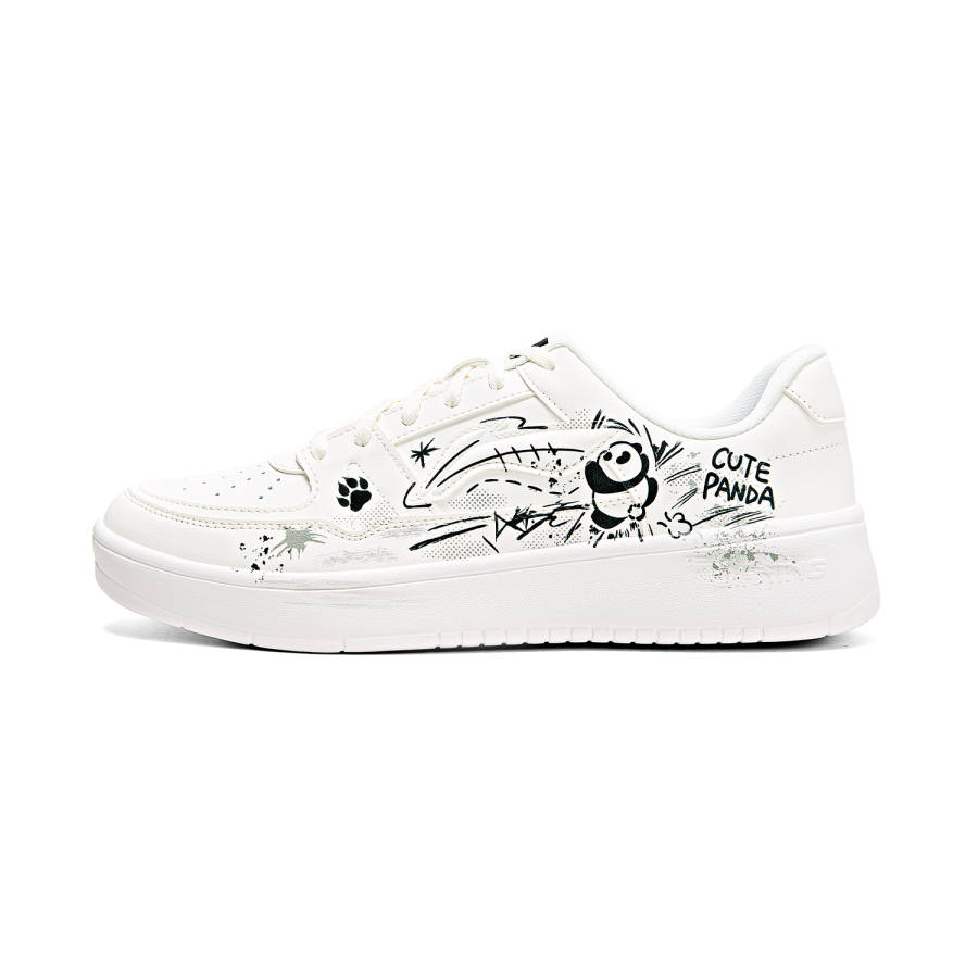 Li-Ning Li Ning January 1.0 Skateboard Shoes Men's Low Top White Black