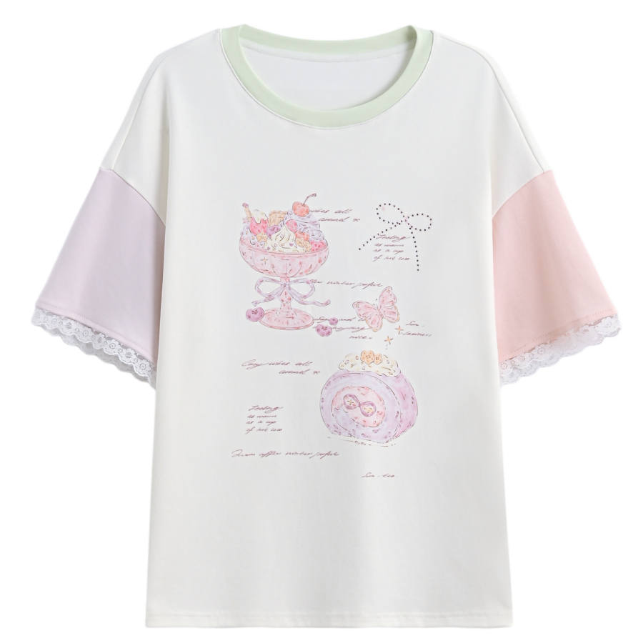SNBL T Shirts Women's White 10A Antibacterial Crew Neck Moderate