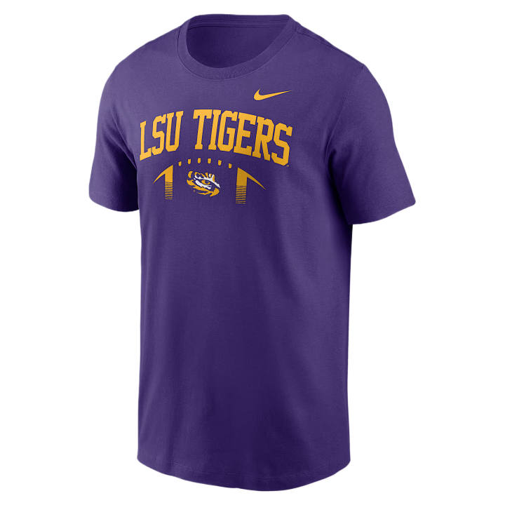 Nike Nike College T Shirts Men's Purple Crew Neck Moderate