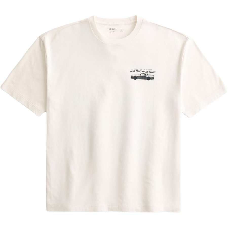 Hollister/ T Shirts Men's Butter Crew Neck Thickened