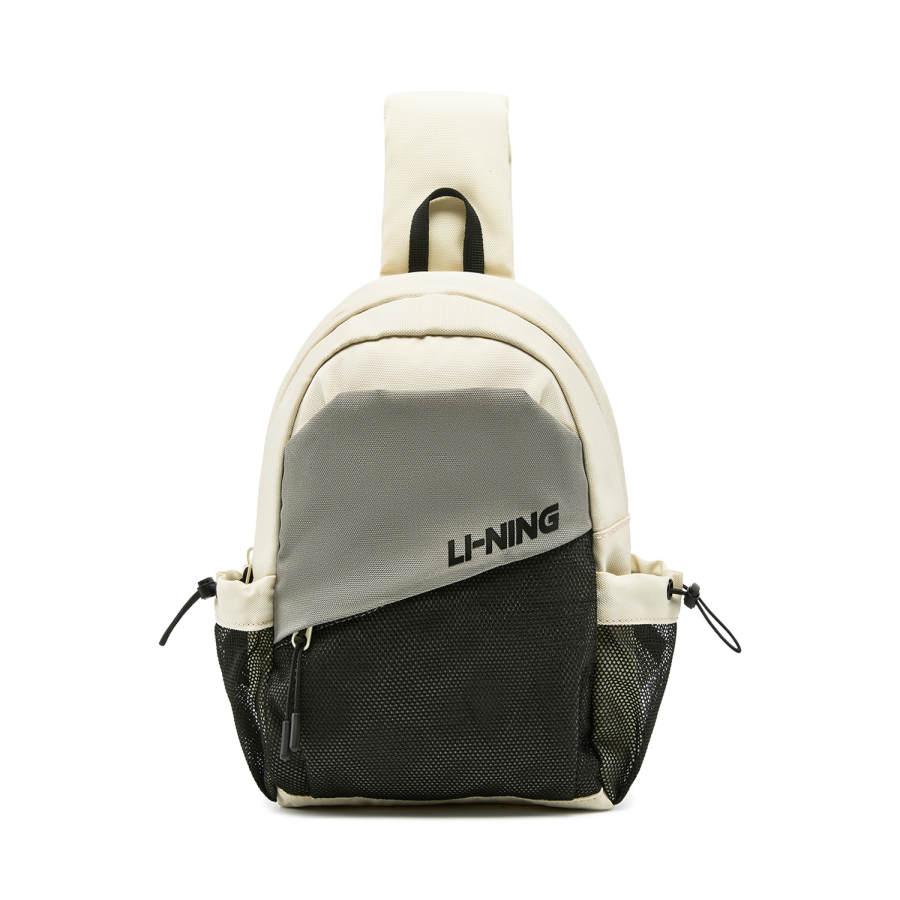 Li-Ning Li Ning Sports Life Collection Sling Bags Light Sand & White & Galaxy Gray
