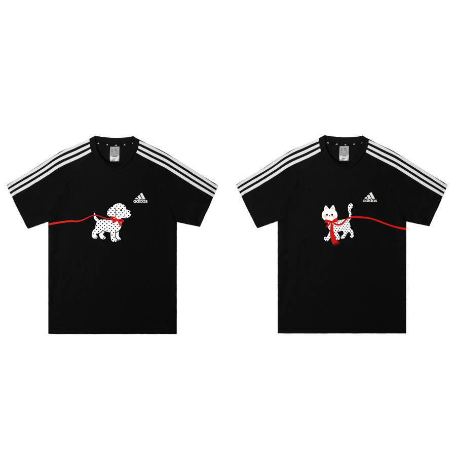 Adidas Adidas Football T Shirts Unisex Crew Neck Moderate