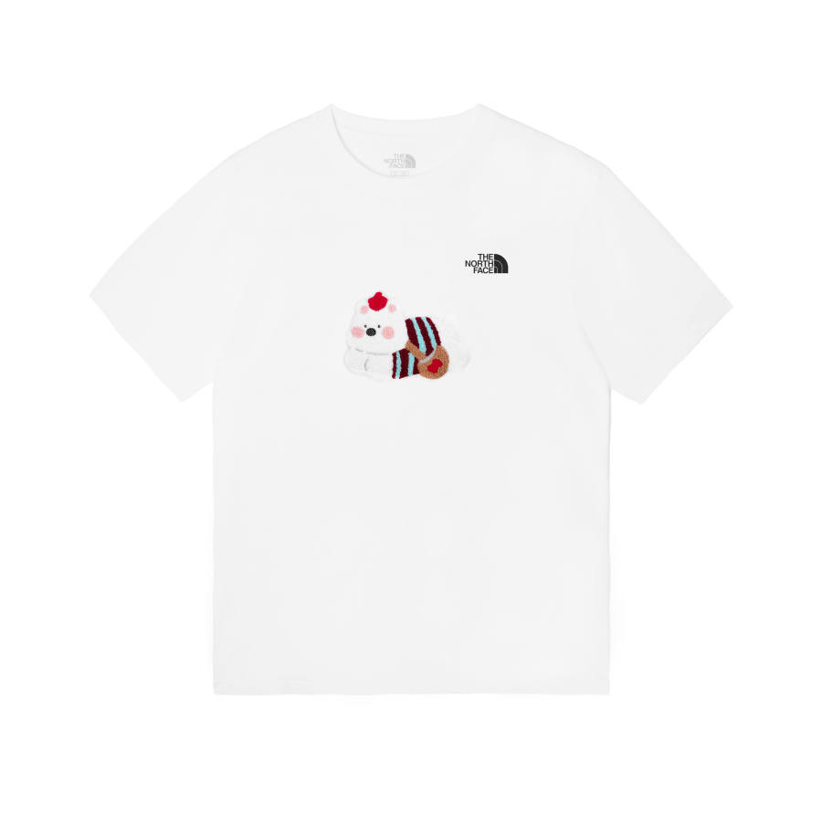 THE NORTH FACE T Shirts Men's White Crew Neck Moderate