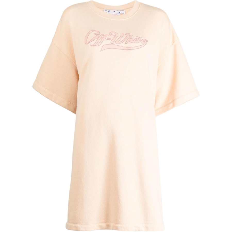 OFF-WHITE OFF WHITE Short Sleeved Dress Women's